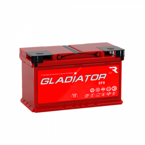 Аккумулятор Gladiator EFB 77Ач обратная