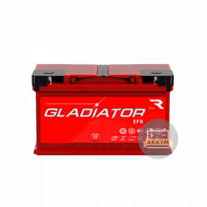 Аккумулятор Gladiator EFB 6 СТ 80Ач